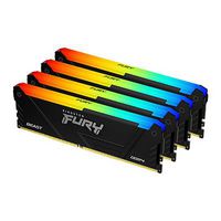 Kingston 128GB DDR4-2666MT/S CL16 DIMM (KIT OF 4) FURY BEAST RGB - W128597102
