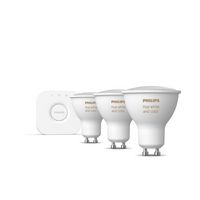Philips by Signify Hue White and Colour Ambiance Starter kit GU10 White and coloured light Smart control Control with app or voice* Hue Bridge included - W124939162