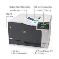 HP Color LaserJet Professional CP5225dn Printer, Laser, 600 x 600dpi, 20ppm, A3, 540MHz, 448MB, USB, LCD - W124647433