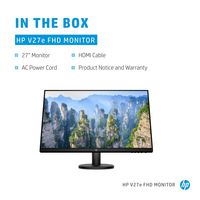 HP V27e 68,6 cm (27") 1920 x 1080 pixels Full HD LCD Noir - W128346069