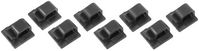 Brodit Cable management organizer, adhesive clip (8-pack). Fits for cables up to 3,5 mm thickness. - W128802109