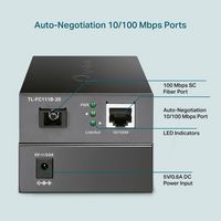 TP-Link 10/100 Mbps Wdm Media Converter - W128289344