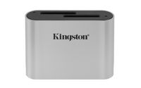 Kingston Workflow Sd Reader Card Reader Usb 3.2 Gen 1 (3.1 Gen 1) Black, Silver - W128264127