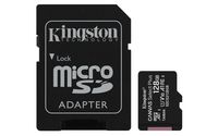 Kingston 128 GB, microSDXC, Class 10, UHS-I, 3.3 V, SD adapter - W126824440