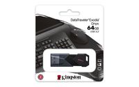 Kingston Datatraveler Exodia Onyx Usb Flash Drive 64 Gb Usb Type-A 3.2 Gen 1 (3.1 Gen 1) Black - W128283387