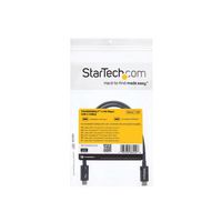 StarTech.com StarTech.com 40Gbps Thunderbolt 3 Cable - 1.6ft/0.5m - Black - 5k 60Hz/4k 60Hz - Certified TB3 USB-C Charger Cord w/ 100W Power Delivery (TBLT34MM50CM) - W124492342