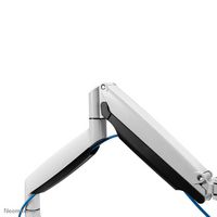 Neomounts Neomounts by Newstar Select Full Motion Dual Desk Mount (clamp & grommet) for two 10-32" Monitor Screens, Height Adjustable (gas spring) - White - W124993407