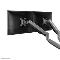Neomounts by Newstar Neomounts by Newstar Select Full Motion Dual Desk Mount (clamp & grommet) for two 10-32" Monitor Screens, Height Adjustable (gas spring) - Silver - W125514855