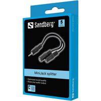 Sandberg MiniJack Splitter 1->2 - W125222524