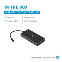 HP Travel USB-C Multi Port Hub - W126262640