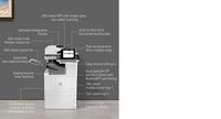HP Imprimante multifonction Color LaserJet Enterprise Flow M776zs, Laser, 1200 x 1200dpi, 45ppm, A3, 5000Mo, WiFi, LED, 9″ - W125878735