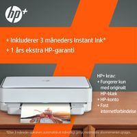 HP ENVY 6020e All-in-One Printer, Print, 4800 x 1200 DPI, Copy, 300 x 300 DPI, Scan, 1200 x 1200 DPI, A4, 256 MB - W126475234