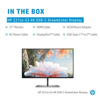 HP Z27Xs G3 68,6 Cm (27") 3840 X 2160 Pixels 4K Ultra Hd Black - W128338021
