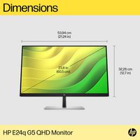 HP E24Q G5 23.8IN QHD 2560X1440 - W128229793