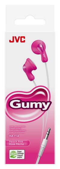 JVC Gumy In Ear Wired Pink - W128562396