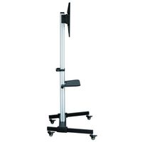 Techly Floor Support with Trolley Shelf LCD/LED TV 37-86" - W128813097