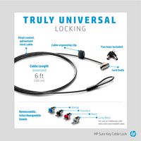 HP Sure Key Cable Lock - W126280883