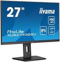 iiyama ProLite XUB2793QSU-B6 LED display 68.6 cm (27") 2560 x 1440 pixels Quad HD Black - W128818337