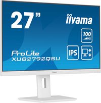 iiyama 27" WHITE ETE IPS, 2560x1440@100Hz,0,4ms,FreeSync,15cm adj. stand, 250cd/m², HDMI, DP, Speakers,USB 4x3.2 - W128818338