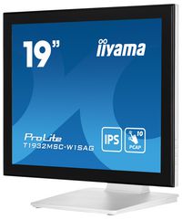 iiyama ProLite T1932MSC-W1SAG écran plat de PC 48,3 cm (19") 1280 x 1024 pixels Full HD LED Écran tactile Dessus de table Blanc - W128818536