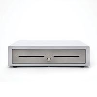 Star Micronics CD4-1616WTSSC48-S2 - Cash Drawer, White Stainless Steel, 410mm x 415mm, Printer Driven, 4 Note  8 Coin, Cable Included - W127025963