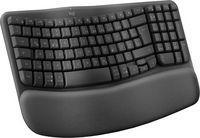 Logitech Wave Keys keyboard RF Wireless + Bluetooth QWERTZ German Graphite - W128821274