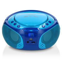 Lenco Scd-650 Karaoke Radio - Cd Player - Usb - Led Lights blue - W124674760