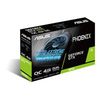Asus GeForce® GTX 1650 OC, 4GB GDDR6, 128-bit, 1635 MHz, 7680x4320, DVI, HDMI, Display Port, PCI Express 3.0, 19 x 11 x 3.8 cm - W126266247