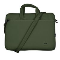 Trust Bologna Notebook Case 40.6 Cm (16") Briefcase Green - W128427059
