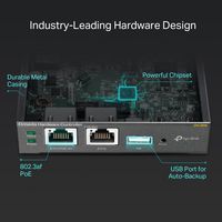 Omada OC200 Omada, 10/100Mops LAN, USB 2.0, Micro USB, PoE, 100×98×25 mm - W125289812