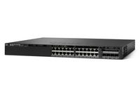 Cisco Catalyst 3650-24TS-S, Standalone, 1U, 24 x 10/100/1000 Ethernet, 4x1G Uplink ports, DRAM 4GB, Flash 2GB, 250W, IP Base - W124378724
