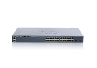 Cisco Catalyst 2960-X, 24 x 10/100/1000 Ethernet, 4 x SFP, APM86392 600MHz dual core, DRAM 512MB, Flash 128MB, LAN Base - W124378719