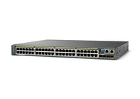 Cisco Catalyst 2960-X, 48 x 10/100/1000 Ethernet, 2 x SFP+, APM86392 600MHz dual core, DRAM 512MB, Flash 128MB, LAN Base - W125290475
