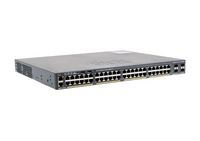 Cisco Catalyst 2960-X, 48 x 10/100/1000 Ethernet, 4 x SFP, APM86392 600MHz dual core, DRAM 512MB, Flash 128MB, PoE 740W, LAN Base - W127062996