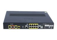 Cisco 1x GE WAN, 8 x GE LAN, 4 x PoE, USB 2.0, AUX, High-Performance, Secure Internet - W124547278