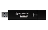 Kingston IronKey D300, 8GB, USB 3.0, IPX8, Serialised, Managed - W125056366