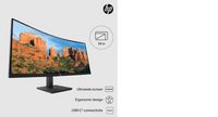 HP HP P34hc G4 computer monitor 86.4 cm (34") 3440 x 1440 pixels Quad HD LED Black - W128821889