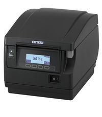 Citizen CT-S851III Thermal Printer, 500 mm/sec, 58-83mm, LCD, self retracting cutter, USB + Option Slot, Black Case - W128830014