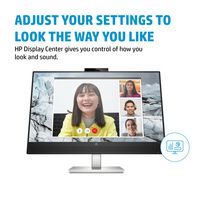 HP HP E27m G4 computer monitor 68.6 cm (27") 2560 x 1440 pixels Quad HD LCD Black, Silver - W128830667