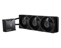 MSI 360 Liquid Cpu Cooler '360Mm Radiator, 2.4'' Ips Display With Fan, 2X 140Mm Silent Pwm Fan, Center, Supports Intel And Amd Platforms, Latest Lga 1700 Ready, Cooled By Asetek' - W128823505