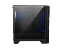 MSI Computer Case Micro Tower Black, Transparent - W128826243