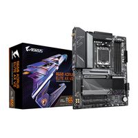 Gigabyte Motherboard - Supports Amd Am5 Cpus, 12+2+2 Phases Digital Vrm, Up To 8000Mhz Ddr5 (Oc), 1Xpcie 5.0 + 2Xpcie 4.0 M.2, Wi-Fi 6E, 2.5Gbe Lan, Usb 3.2 Gen 2 - W128826996