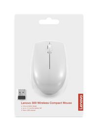 Lenovo 300 Wireless ?Grey Mouse Ambidextrous Rf Wireless Optical 1000 Dpi - W128826730