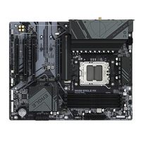 Gigabyte Motherboard - Supports Amd Ryzen 7000 Cpus, 12+2+2 Phases Digital Vrm, Up To 7600Mhz Ddr5 (Oc), 1Xpcie 5.0 + 2Xpcie 4.0 M.2, Wi-Fi 6E 802.11Ax, Gbe Lan, Usb 3.2 Gen2 - W128827235