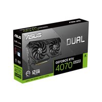 Asus Dual -Rtx4070-12G-Evo Nvidia Geforce Rtx 4070 12 Gb Gddr6X - W128829573