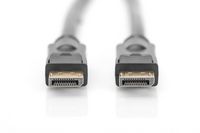 Digitus Displayport connection cable, DP, w/ amp. M/M, 15.0m, w/lock, UHD 4K, DP 1.2, CE, bl, gold - W125424901