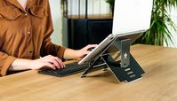 R-Go Tools R-Go Riser Flexible Laptop Stand, adjustable, black - W125330982