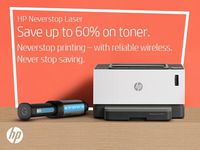 HP Neverstop Laser 1001nw, Laser, 600 x 600dpi, 21ppm, A4, 500MHz, 32Mo, WiFi, LED - W126265842