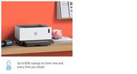 HP Neverstop Laser 1001nw, Laser, 600 x 600dpi, 21ppm, A4, 500MHz, 32MB, WiFi, LED - W126265842