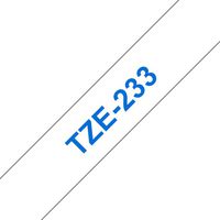 Brother 12 mm blue on white laminated - W124676521